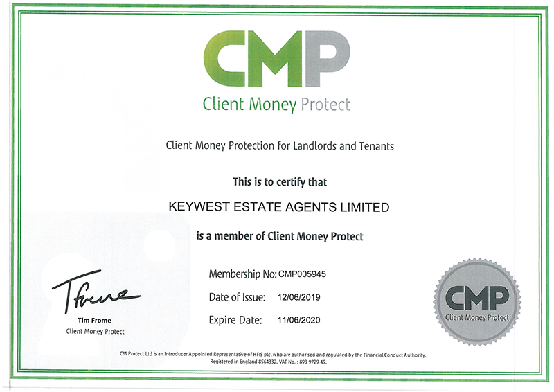 CMP Certificate Keywest